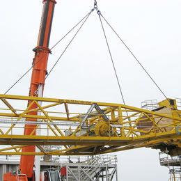 Crane replacement and modification